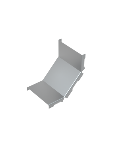 Крышка внутреннего вертикального угла 90 гр. 100 мм КМ-Профиль (KNL90-100) в Сергиевом Посаде Аксессуары для лотков Pintop.ru