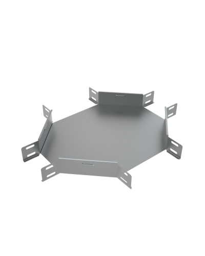 Х-разветвитель 50х100 мм КМ-Профиль (XD50-100) в Сергиевом Посаде Аксессуары для лотков Pintop.ru