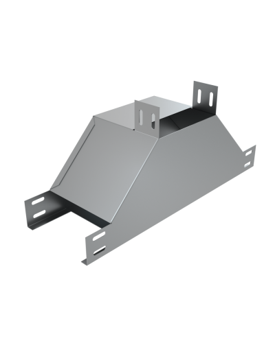 Т-отвод вертикальный 50х300 мм вверх c разворотом трассы на 90 гр. КМ-Профиль (TDN90-50-300) в Сергиевом Посаде Аксессуары для лотков Pintop.ru