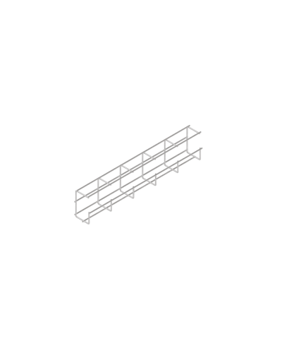 G-образный проволочный лоток 110х65 L3000 мм КМ-Профиль (PLG110-65-3000) в Сергиевом Посаде Кабельные лотки Pintop.ru