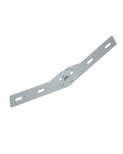 Шарнирный соединитель лестничного лотка 50 мм Быстрый монтаж КМ-Профиль (LSHS1) в Сергиевом Посаде Аксессуары для лотков Pintop.ru