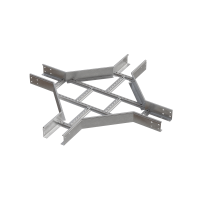 Х-разветвитель лестничный 100х400х2,0 мм HD N КМ-профиль (LXD100-400-2.0 HD N)