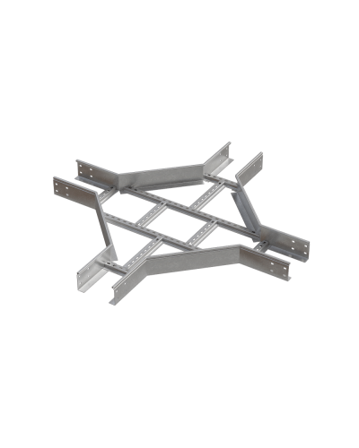 Х-разветвитель лестничный 100х300х1,2 мм INOX304 N КМ-Профиль (LXD100-300-1.2 INOX304 N) в Сергиевом Посаде Аксессуары для лотков Pintop.ru