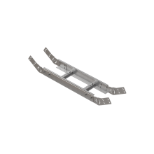 Вертикальный шарнирный угол 80х200х1,2 мм N КМ-Профиль (LSHL80-200-1.2 N)