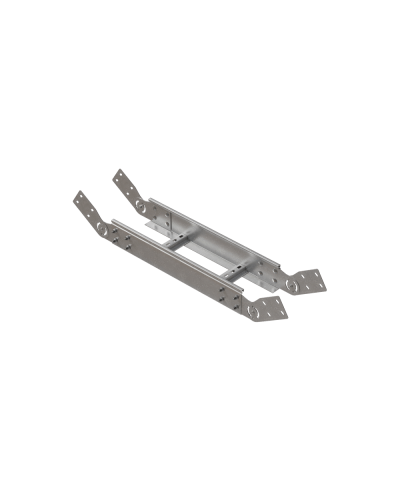 Вертикальный шарнирный угол 100х200х2,0 мм HD85 N КМ-профиль (LSHL100-200-2.0 HD85 N) в Сергиевом Посаде Аксессуары для лотков Pintop.ru