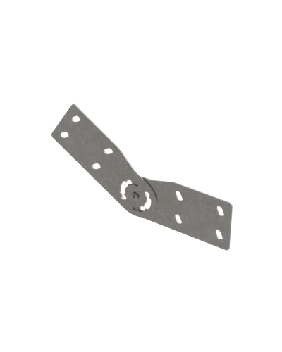 Комплект шарнирных соединителей для лестничного лотка H100 s:1,2 мм HD85 N КМ-профиль (LSH3 HD85 N) в Сергиевом Посаде Аксессуары для лотков Pintop.ru