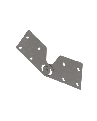 Комплект шарнирных соединителей для лестничного лотка H150 s:1,2 мм HD85 N КМ-профиль (LSH4 HD85 N) в Сергиевом Посаде Аксессуары для лотков Pintop.ru