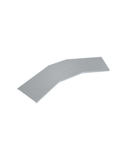 Крышка лестничного горизонтального угла 45 гр. 600 мм INOX304 КМ-Профиль (KLGL45-600 INOX304) в Сергиевом Посаде Аксессуары для лотков Pintop.ru