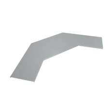 Крышка лестничного горизонтального угла 90 гр. 400 мм HD85 КМ-профиль (KLGL90-400 HD85)