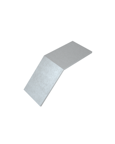 Крышка лестничного вертикального внешнего угла 45 гр. 500 мм HD КМ-Профиль (KLVL45-500 HD) в Сергиевом Посаде Аксессуары для лотков Pintop.ru