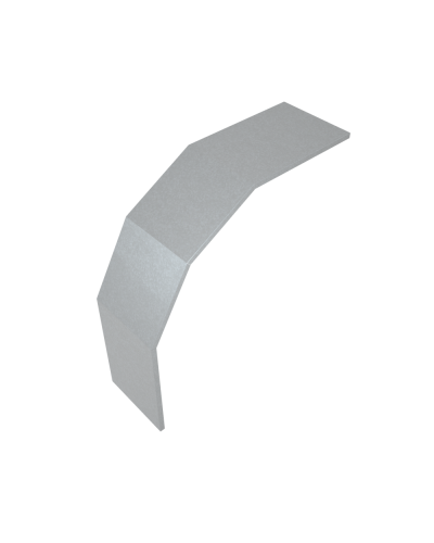 Крышка лестничного вертикального внешнего угла 90 гр. 100 мм КМ-Профиль (KLVL90-100) в Сергиевом Посаде Аксессуары для лотков Pintop.ru