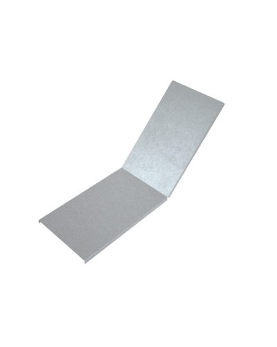 Крышка лестничного вертикального внутреннего угла 45 гр. 150 мм INOX304 КМ-Профиль (KLNL45-150 INOX304) в Сергиевом Посаде Аксессуары для лотков Pintop.ru