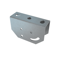 Универсальная потолочная скоба S:2,0 мм INOX304 КМ-Профиль (UPD INOX304)