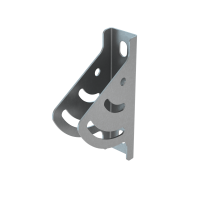 Крепление консолей без опоры к наклонным поверхностям КМ-Профиль (UPDH)