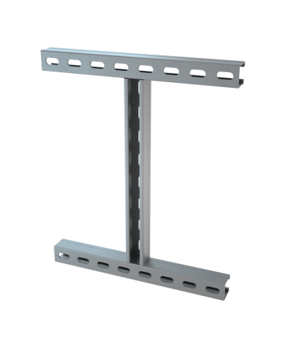 Крепление к двутавровой балке H-образное 400х200 мм HD85 КМ-профиль (KTH200 HD85) в Сергиевом Посаде Аксессуары для лотков Pintop.ru