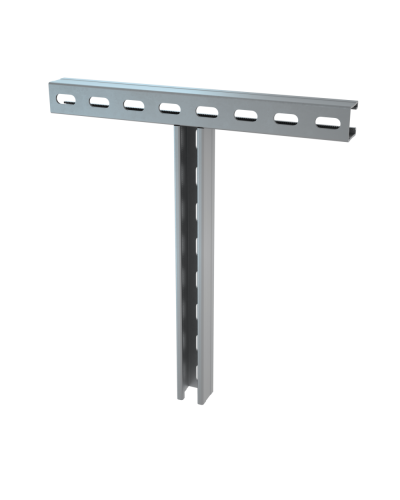 Крепление к двутавровой балке Т-образное 400х200 мм HD85 КМ-профиль (KTS200 HD85) в Сергиевом Посаде Аксессуары для лотков Pintop.ru