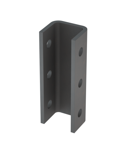 Крепление для страт-профиля 41х41 мм приварное БП КМ-Профиль (KPP41-41 БП) в Сергиевом Посаде Аксессуары для лотков Pintop.ru