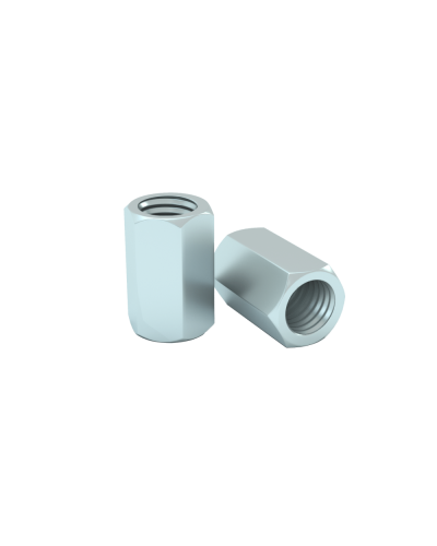 Гайка соединительная М12 DIN 6334 (упак. 20 шт) КМ-Профиль (MS12) в Сергиевом Посаде Крепеж Pintop.ru