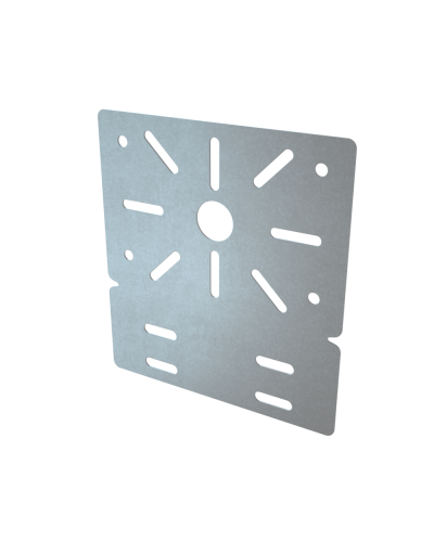 Пластина монтажная INOX304 КМ-Профиль (PM INOX304) в Сергиевом Посаде Аксессуары для лотков Pintop.ru