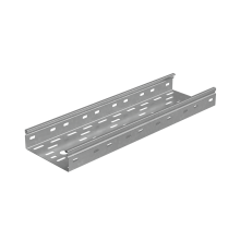 Лоток перфорированный 50х150х0,7 L2500 мм "Стандарт ПЛЮС" INOX304 КМ-Профиль (LPEplus50-150-0.7-2500 INOX304)