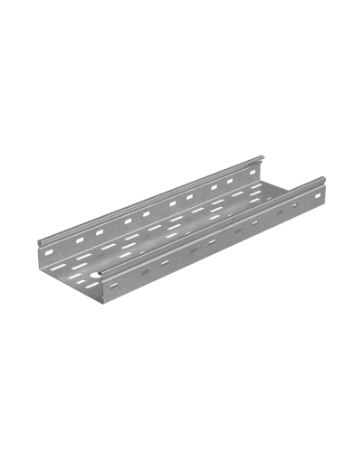 Лоток перфорированный 50х150х0,7 L2500 мм Стандарт ПЛЮС INOX304 КМ-Профиль (LPEplus50-150-0.7-2500 INOX304) в Сергиевом Посаде Кабельные лотки Pintop.ru