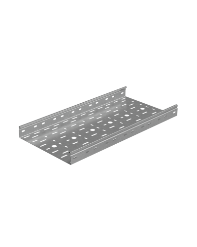 Лоток перфорированный 50х300х0,7 L2500 мм Стандарт ПЛЮС INOX304 КМ-Профиль (LPEplus50-300-0.7-2500 INOX304) в Сергиевом Посаде Кабельные лотки Pintop.ru