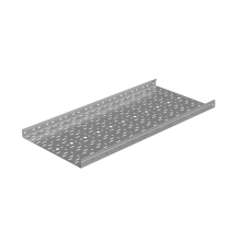 Лоток перфорированный 50х500х1,5 L2500 мм "Стандарт ПЛЮС" INOX304 КМ-Профиль (LPEplus50-500-1.5-2500 INOX304)