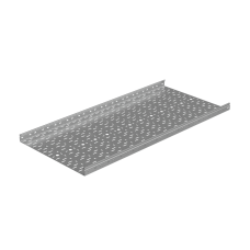 Лоток перфорированный 50х600х1,0 L3000 мм "Стандарт ПЛЮС" INOX304 КМ-Профиль (LPEplus50-600-1.0-3000 INOX304)