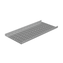 Лоток перфорированный 50х600х1,5 L2500 мм "Стандарт ПЛЮС" INOX304 КМ-Профиль (LPEplus50-600-1.5-2500 INOX304)