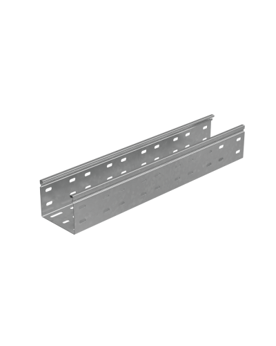 Лоток перфорированный 80х100х1,0 L2000 мм Стандарт ПЛЮС INOX304 КМ-Профиль (LPEplus80-100-1.0-2000 INOX304) в Сергиевом Посаде Кабельные лотки Pintop.ru