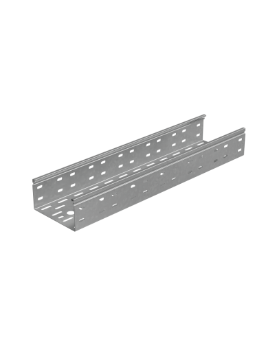 Лоток перфорированный 80х150х1,2 L3000 мм Стандарт ПЛЮС INOX304 КМ-Профиль (LPEplus80-150-1.2-3000 INOX304) в Сергиевом Посаде Кабельные лотки Pintop.ru