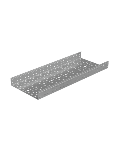 Лоток перфорированный 80х400х1,5 L2500 мм Стандарт ПЛЮС INOX304 КМ-Профиль (LPEplus80-400-1.5-2500 INOX304) в Сергиевом Посаде Кабельные лотки Pintop.ru