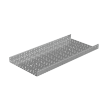 Лоток перфорированный 80х600х1,2 L2000 мм "Стандарт ПЛЮС" INOX304 КМ-Профиль (LPEplus80-600-1.2-2000 INOX304)