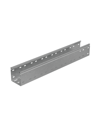Лоток перфорированный 100х100х0,7 L2500 мм Стандарт ПЛЮС INOX304 КМ-Профиль (LPEplus100-100-0.7-2500 INOX304) в Сергиевом Посаде Кабельные лотки Pintop.ru