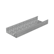 Лоток перфорированный 100х300х1,2 L2500 мм "Стандарт ПЛЮС" INOX304 КМ-Профиль (LPEplus100-300-1.2-2500 INOX304)