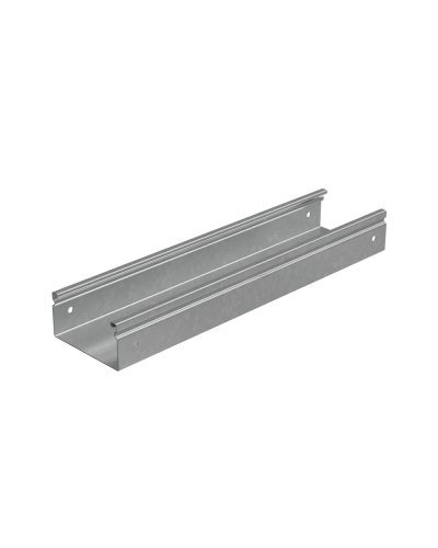 Лоток неперфорированный 50х100х1,2 L2500 мм Стандарт ПЛЮС INOX304 КМ-Профиль (LNEplus50-100-1.2-2500 INOX304) в Сергиевом Посаде Кабельные лотки Pintop.ru