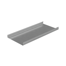 Лоток неперфорированный 50х400х1,2 L2500 мм "Стандарт ПЛЮС" INOX304 КМ-Профиль (LNEplus50-400-1.2-2500 INOX304)