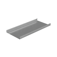 Лоток неперфорированный 50х400х0,8 L3000 мм "Стандарт ПЛЮС" INOX304 КМ-Профиль (LNEplus50-400-0.8-3000 INOX304)