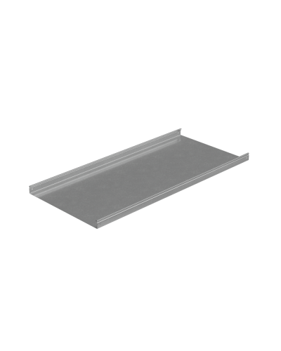 Лоток неперфорированный 50х600х1,0 L3000 мм Стандарт ПЛЮС INOX304 КМ-Профиль (LNEplus50-600-1.0-3000 INOX304) в Сергиевом Посаде Кабельные лотки Pintop.ru