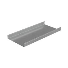 Лоток неперфорированный 80х500х1,5 L3000 мм "Стандарт ПЛЮС" INOX304 КМ-Профиль (LNEplus80-500-1.5-3000 INOX304)