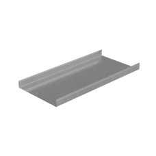 Лоток неперфорированный 80х600х1,0 L2000 мм "Стандарт ПЛЮС" INOX304 КМ-Профиль (LNEplus80-600-1.0-2000 INOX304)