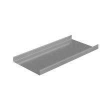 Лоток неперфорированный 80х600х1,5 L3000 мм "Стандарт ПЛЮС" INOX304 КМ-Профиль (LNEplus80-600-1.5-3000 INOX304)
