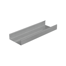 Лоток неперфорированный 100х300х0,8 L2500 мм "Стандарт ПЛЮС" INOX304 КМ-Профиль (LNEplus100-300-0.8-2500 INOX304)