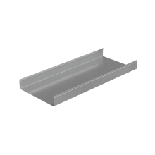 Лоток неперфорированный 100х500х1,0 L2500 мм "Стандарт ПЛЮС" INOX304 КМ-Профиль (LNEplus100-500-1.0-2500 INOX304)