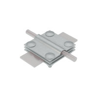 Соединитель крестообразный для прутка Ø 5-8 мм и полосы до 30 мм с 3 пластинами TD КМ-Профиль (3XS-D5-8-B30 TD)