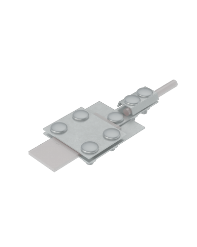 Универсальный контрольный соединитель полоса до 30 мм пруток Ø 5-8 мм HD КМ-Профиль (UKS-B30-D5-8 HD) в Сергиевом Посаде Аксессуары для лотков Pintop.ru