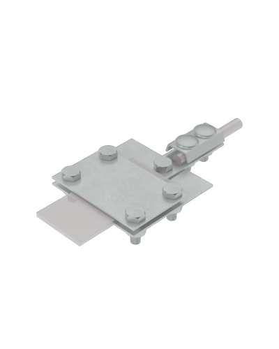 Универсальный контрольный соединитель полоса до 40 мм пруток Ø 5-8 мм HD КМ-Профиль (UKS-B40-D5-8 HD) в Сергиевом Посаде Аксессуары для лотков Pintop.ru