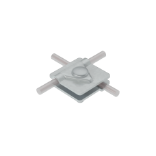 Универсальный соединитель для прутка Ø 5-10 мм с 2 пластинами 40х40 мм TD КМ-Профиль (2USM-D5-10 TD)