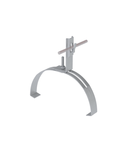 Держатель зажимной для фигурного конька для прутка Ø 5-8 мм КМ-Профиль (DFKZ-D5-8) в Сергиевом Посаде Монтажные материалы Pintop.ru