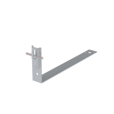 Черепичный держатель зажимной на обрешётку для прутка Ø 5-8 мм L430 мм H100 мм КМ-Профиль (CDZO-L430-D5-8)